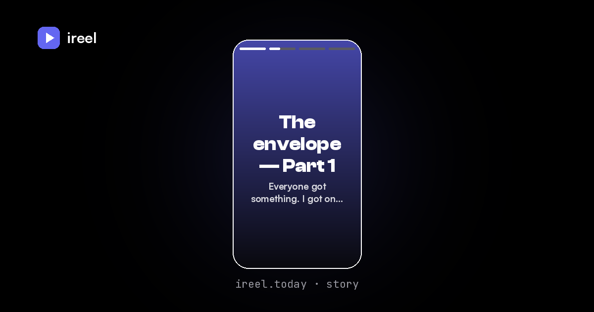 The envelope — Part 1